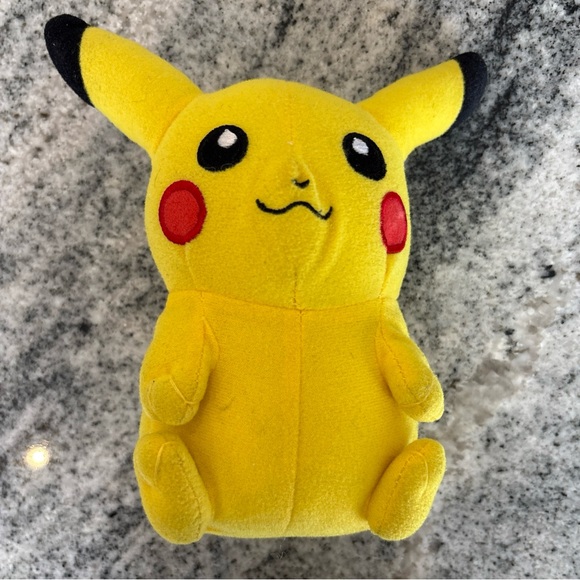 Other - Pokemon Pikachu Plush 7” Toy Factory Stuffed Animal Small Plushie Yellow